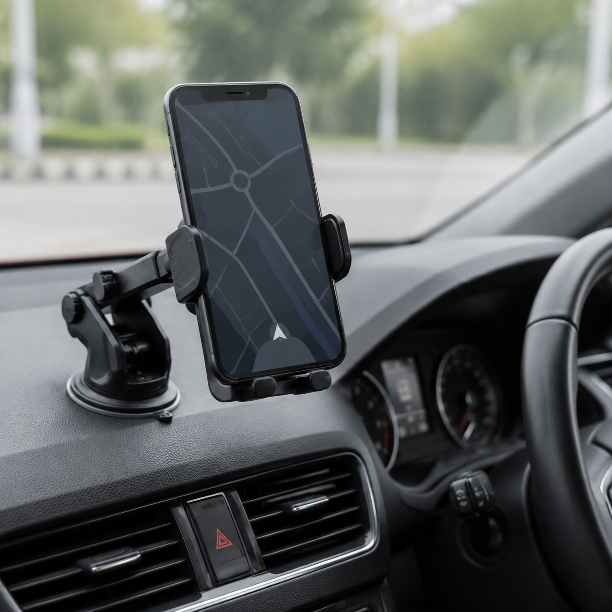 Car Dashboard Phone Holder with Suction Mount