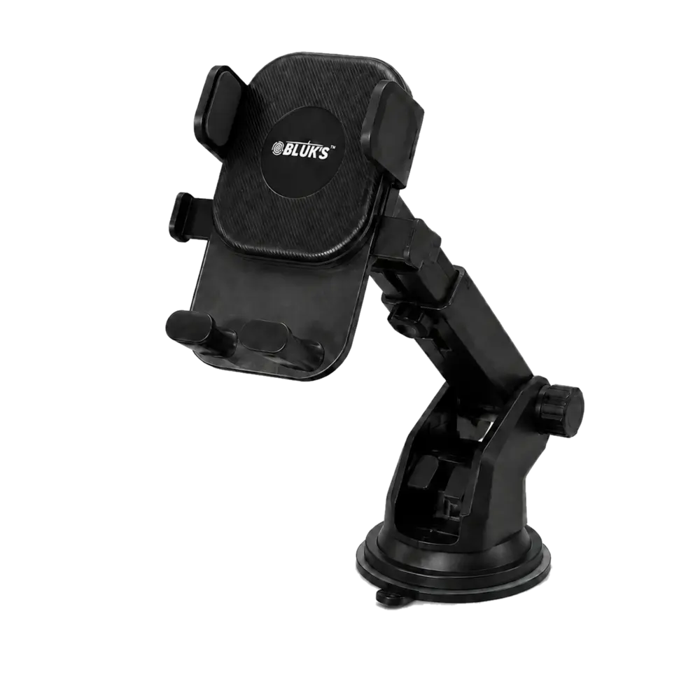 BLUK’S BX324 car dashboard phone holder with suction mount