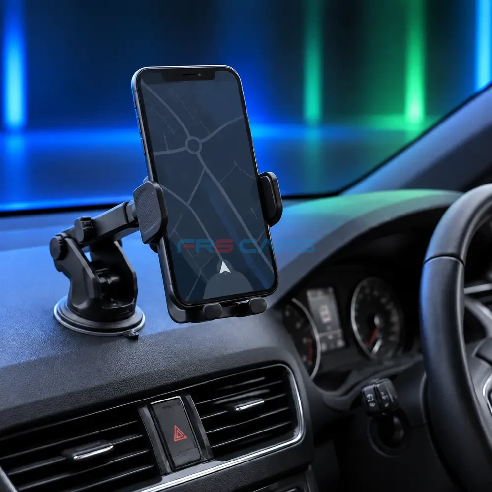Secure Gravity Grip Dashboard Phone Holder with Suction Mount