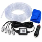 A80 RGB LED Car Ambient Light Kit with controller and tubing