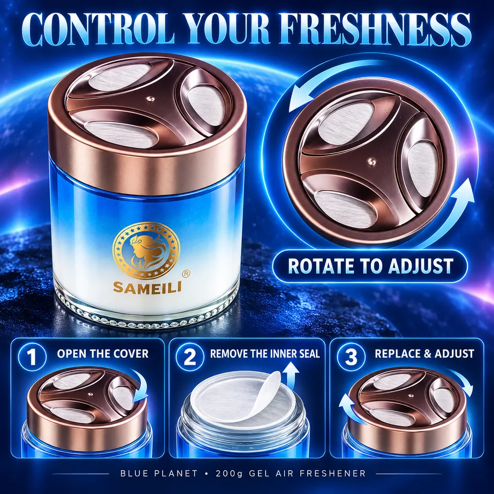 SAMEILI Gel Air Freshener 200g – Multiple Fragrances