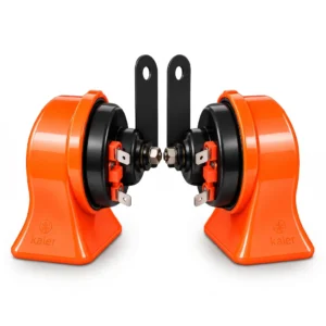 Kaier R45S Dual Tone Snail Horn Set – 12V