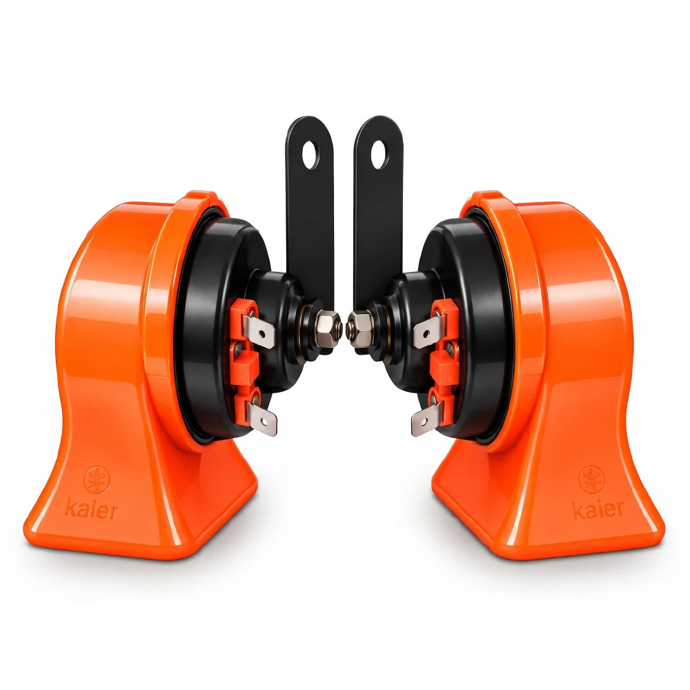 Kaier R45S Dual Tone Snail Horn Set – 12V