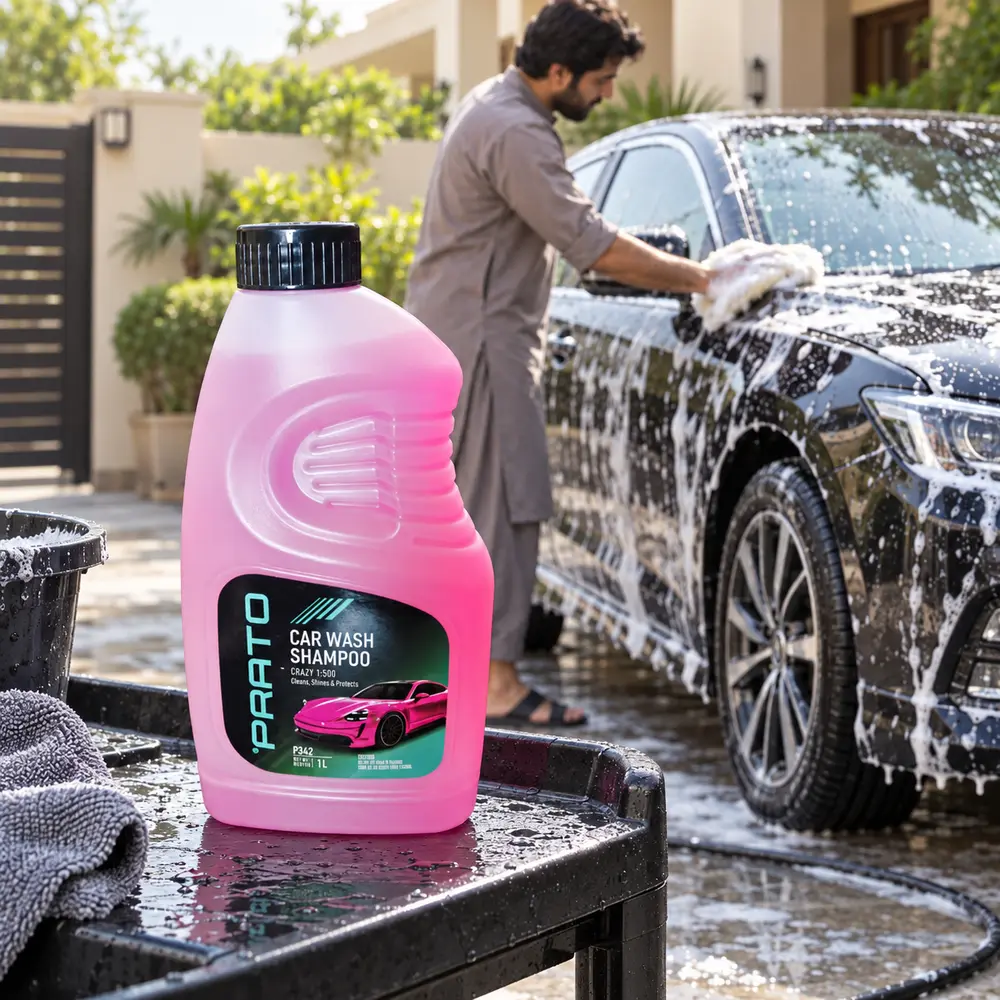 PRATO Car Wash Shampoo used for car washing