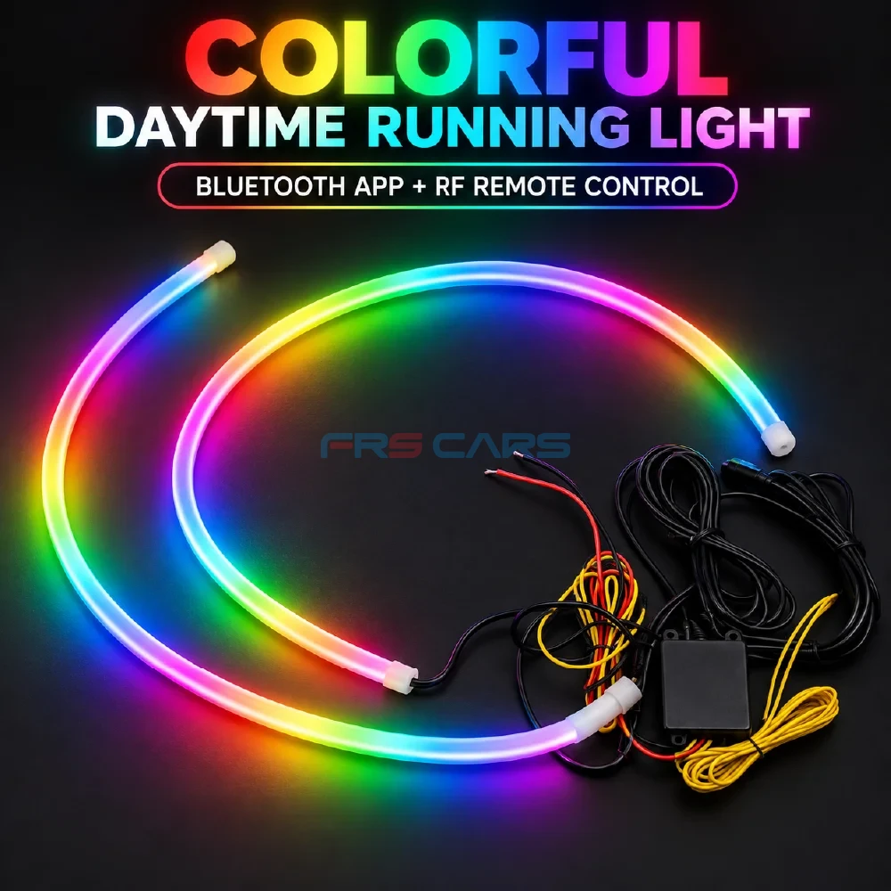 RGB LED daytime running light kit with Bluetooth Symphony Controller