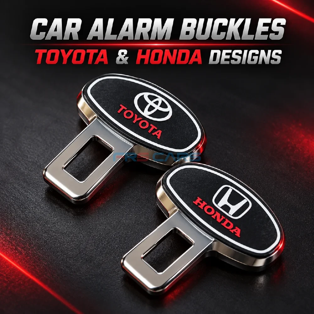 Car-Alarm Buckle Seat Belt Alarm Silencer – Toyota / Honda 2-Piece Set