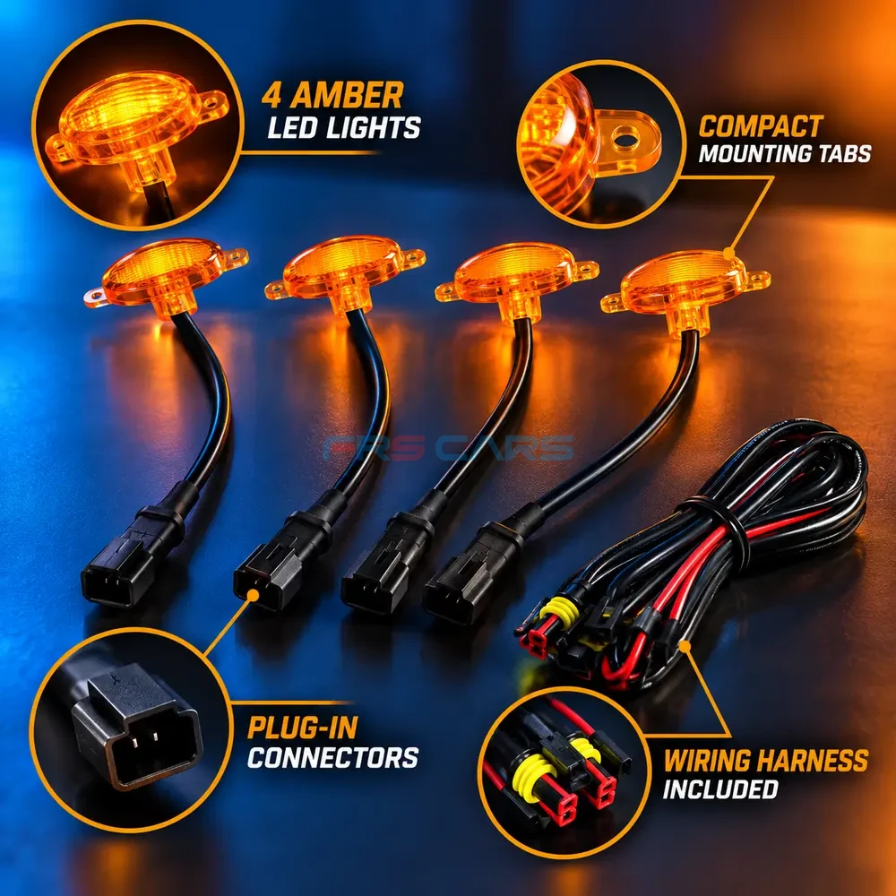 Bright Amber Daytime Running Lights LED Kit