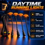 Amber daytime running lights specifications and components