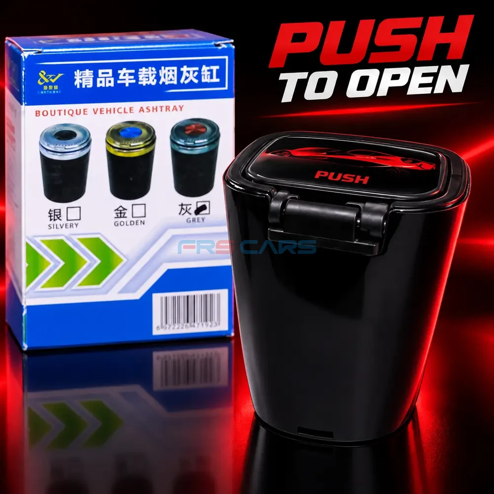 Boutique Vehicle Ashtray Model No.029 push to open lid