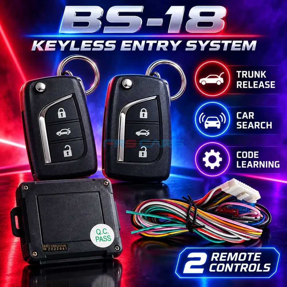 BS-18 keyless entry system features and remote controls