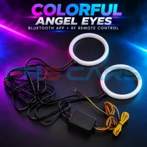 Colorful Angel Eyes Bluetooth halo lighting kit for cars