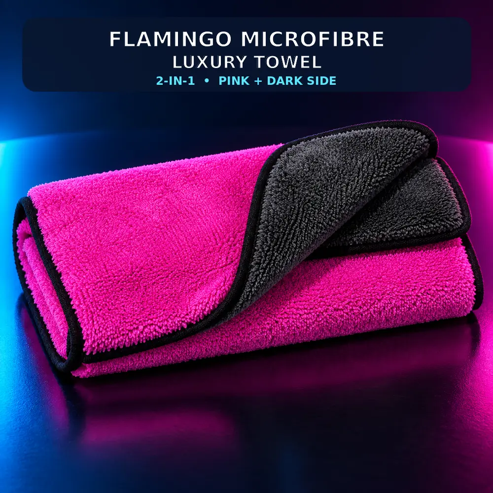 Flamingo 2-in-1 Microfibre Luxury Towel