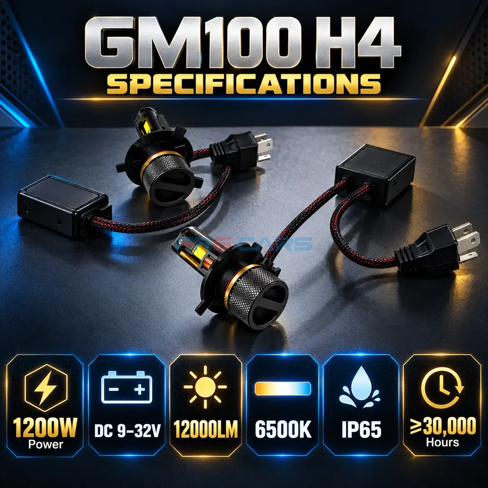 BUGATTI GM100 1200W LED Headlight Kit