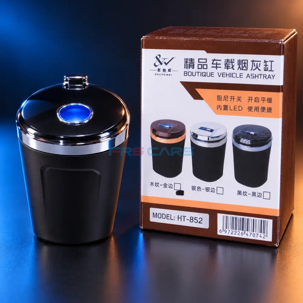 HT-852 vehicle ashtray with original product box
