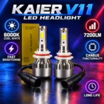 Kaier V11 LED headlight 6000K 7200LM features
