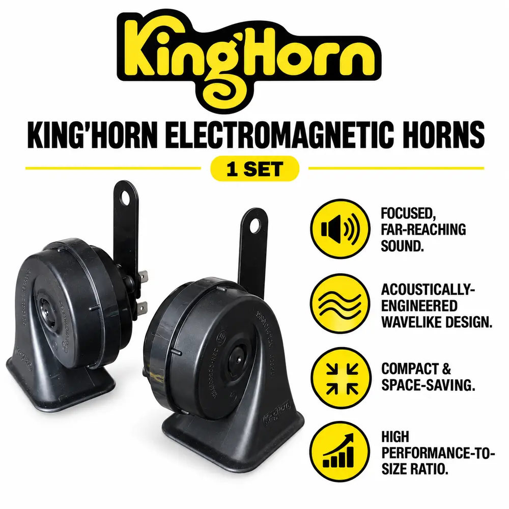 KingHorn electromagnetic car horn features