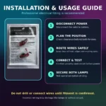 LYW-6120A LED Side Marker Lamp installation guide