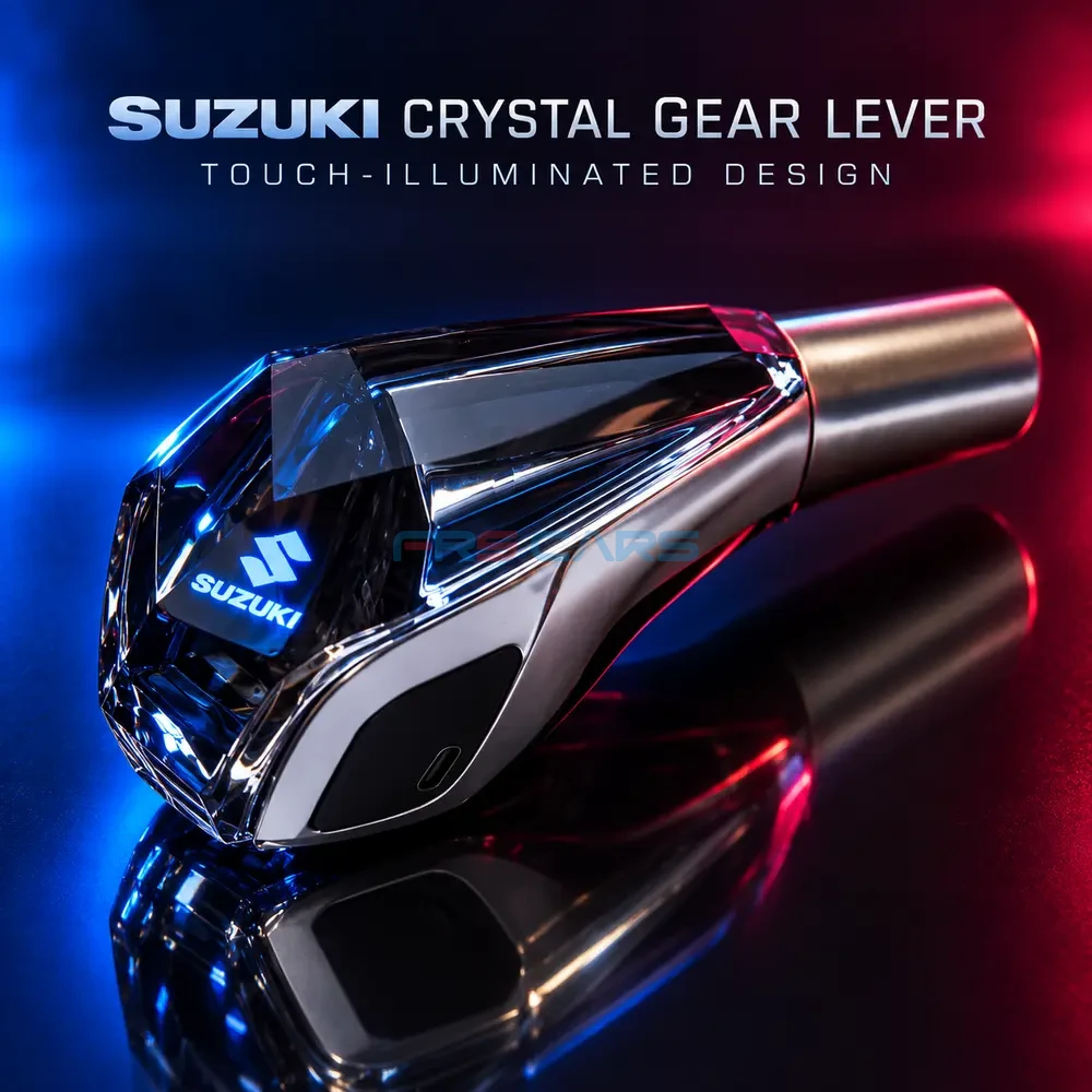 Stylish Ultimate 7 Colour Crystal Gear Lever for Suzuki Cars