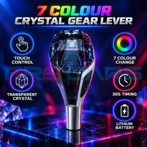 Suzuki crystal gear lever touch control and seven colour features