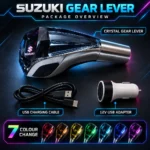 Suzuki crystal gear lever package with USB cable and adapter