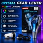 Toyota crystal gear lever installation and USB touch light guide