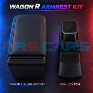 Black Padded Suzuki Wagon R Car Armrest with Storage