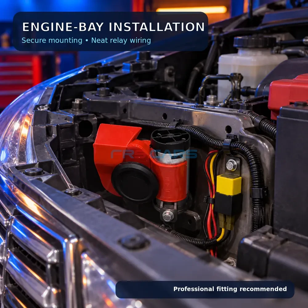 WRC Nautilus compact horn relay installation guide