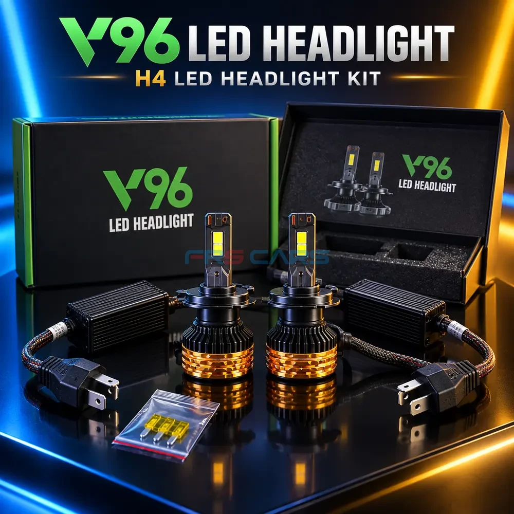 V96 LED Headlight H4 CAN-BUS