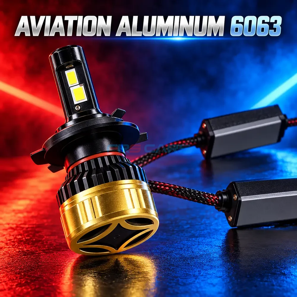 YAMAMOTO X8PRO H4 LED Headlights 1500W 150000LM with 60cm RGB DRL