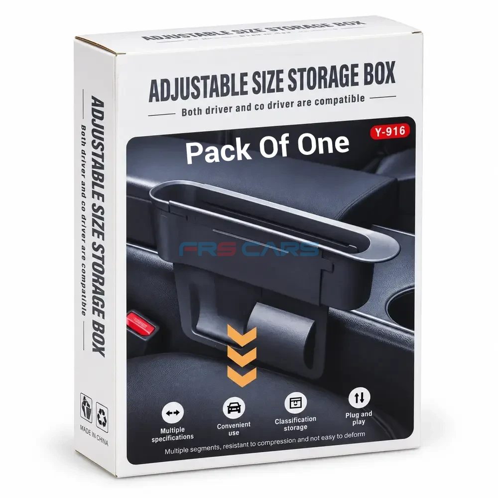 Y-916 Adjustable Car Seat Gap Organizer Pack of 1