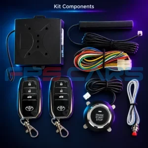 Keyless entry push start system remote control